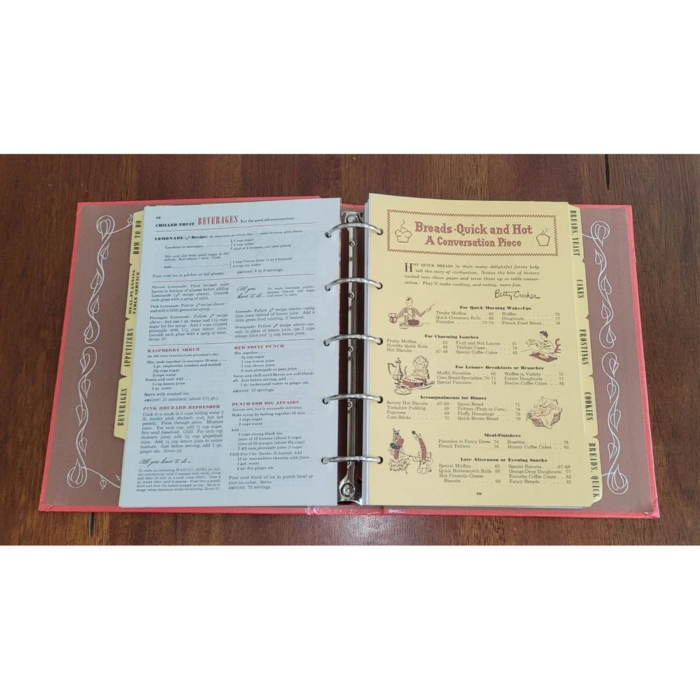 Betty Crocker's Picture‎ Cook Book Pink Binder Facsimile Edition ISBN 0028627717